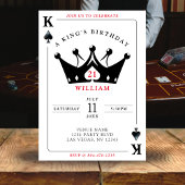 21e verjaardag King of Spades Casino Poker Kaart