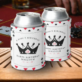 21e verjaardag King of Spades Casino Poker Kaart Blikjeskoeler