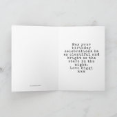 21e verjaardag Legendary Blue Voeg naam Legend toe Kaart (Binnen)