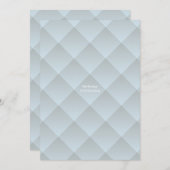 21e verjaardag Light Blue Faux Folds Kaart (Voorkant / Achterkant)