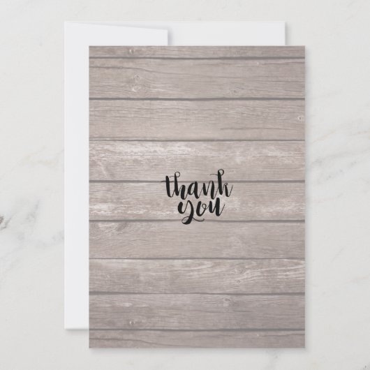 21e verjaardag Mason Jars String Lights Wood Kaart (Achterkant)