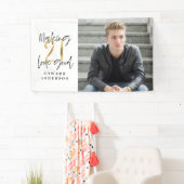 21e verjaardag moderne foto-collage voor zwart en spandoek (Insitu)