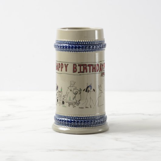 21e verjaardag mok (Center)