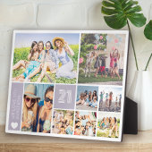 21e verjaardag Multi fotocollage Fotoplaat