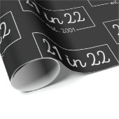 21e verjaardag op 22 september 2001 van de Birthda Cadeaupapier (Rol Hoek)