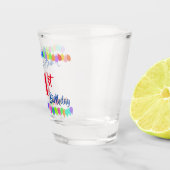 21e verjaardag personaliseren shot glas (Rechts)