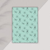 21e verjaardag Retro Midcentury Modern Kleurrijk Kaart