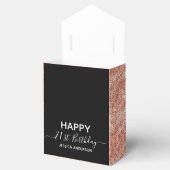 21e verjaardag Roos Gold Glitter Favor Box Bedankdoosjes (Geopend)