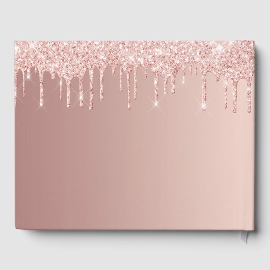 21e verjaardag roos goud glitter roze ballon gastenboek (Achterkant)