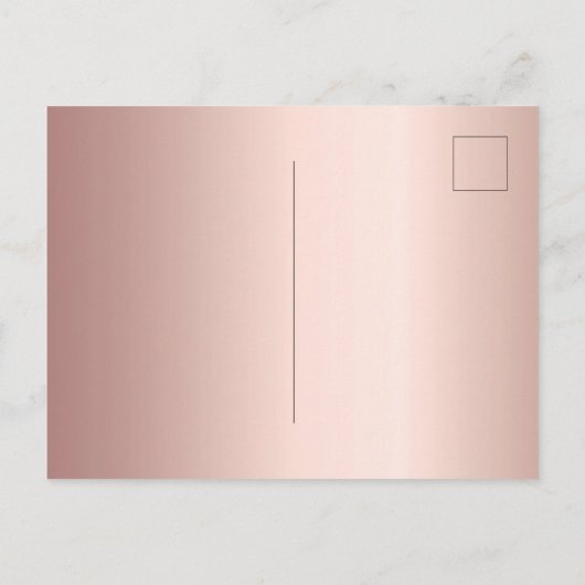 21e verjaardag roos goud glitter roze luxe uitnodiging briefkaart (Achterkant)