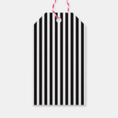 21e verjaardag roze floralen zwarte witte strepen cadeaulabel (Achterkant)