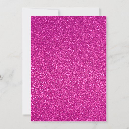 21e Verjaardag Sinaasappel Roze Rose Goud Glitter Kaart (Achterkant)