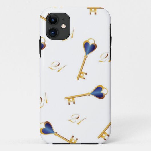 21e Verjaardag sleutels Case-Mate iPhone Case (Achterkant)