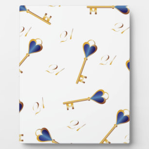 21e Verjaardag sleutels Fotoplaat