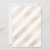 21e verjaardag - Stripes gouden ballonnen Kaart (Achterkant)