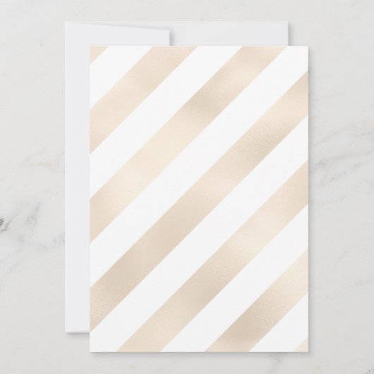 21e verjaardag - Stripes gouden ballonnen Kaart (Achterkant)