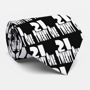 21e verjaardag stropdas