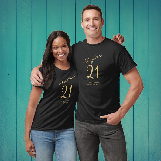 21e verjaardag t-shirt