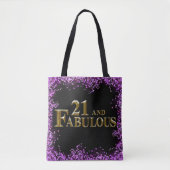 21e verjaardag  tote bag (Voorkant)