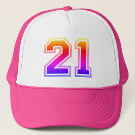 21e verjaardag trucker pet