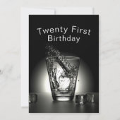 21e verjaardag uitnodiging (Achterkant)