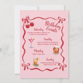 21e verjaardag Uitnodiging en route (Achterkant)