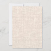 21e verjaardag uitnodiging – linnen groen | twinti (Achterkant)