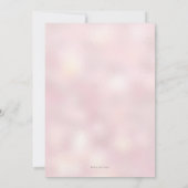 21e verjaardag Uitnodiging roze en goud (Achterkant)