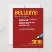 21e verjaardag - Uitnodiging tot kennisgeving van  (Achterkant)