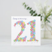 21e verjaardag van de Ballons van de Partij van de Kaart (Staand voorkant)