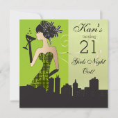 21e verjaardag van de Bashpartij Kaart (Voorkant)