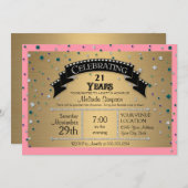 21e verjaardag van de feestdag voor de joodse Conf Kaart (Voorkant / Achterkant)