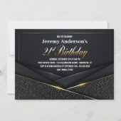 21e verjaardag van de geavanceerde zwarte goudprij kaart (Voorkant)