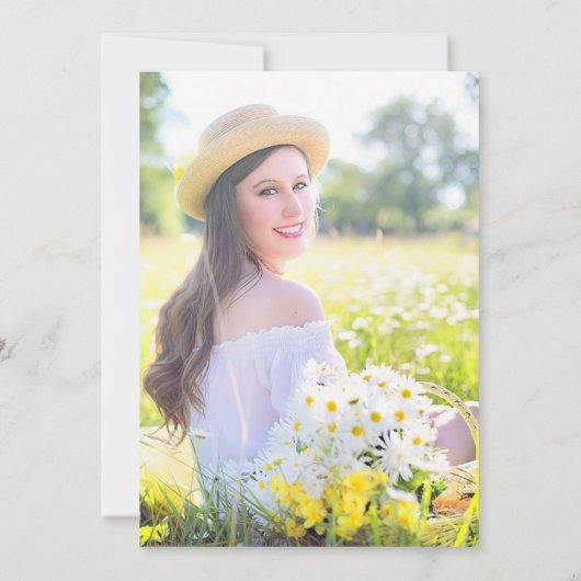 21e verjaardag van de glitter confetti uitnodiging (Achterkant)