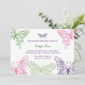 21e verjaardag van de kleurrijke fluitbuikvlies kaart (Staand voorkant)