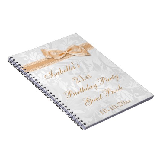 21e verjaardag van de partij Damask en Bow Notitieboek (Rechterzijde)