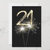 21e verjaardag van de Sparklers Kaart (Voorkant)