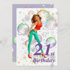 21e verjaardag van de Stars van de Stars van de St Kaart