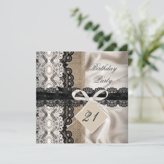 21e verjaardag van de trieste trieste uitholling v kaart (Staand voorkant)