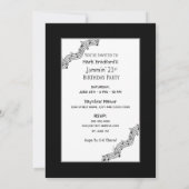 21e verjaardag van de uitnodiging van de Arabische (Achterkant)