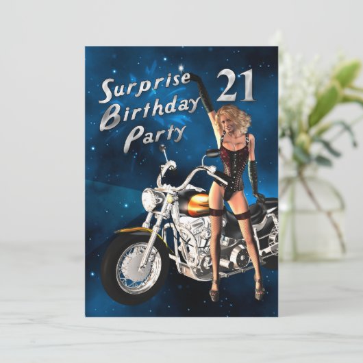 21e verjaardag van de uitnodiging van de partij Bi (Staand voorkant)