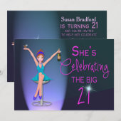 21e verjaardag van de uitnodiging van de partij va (Voorkant / Achterkant)