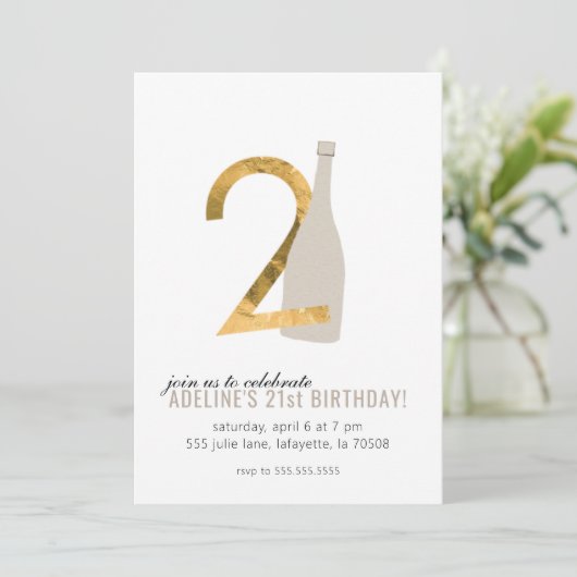 21e verjaardag van de uitnodigingen tot het indien (Staand voorkant)