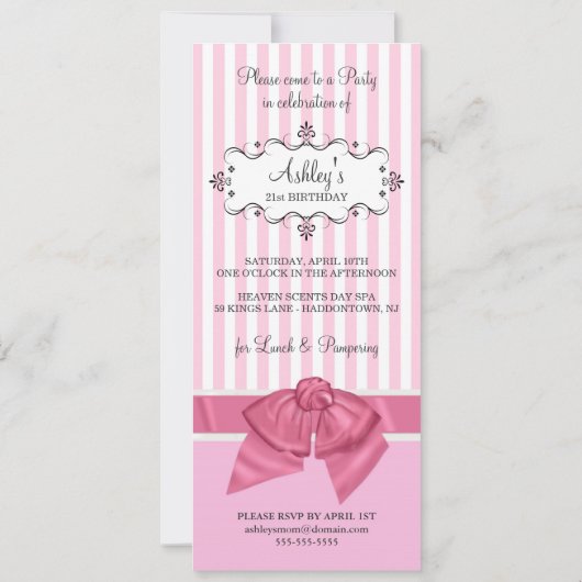 21e verjaardag van de Uitnodigingen van de Partij  (Achterkant)