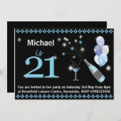 21e verjaardag van de Uitnodigingen van de Partij (Voorkant / Achterkant)