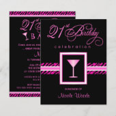 21e verjaardag van de uitnodigingen van de Partij  (Voorkant / Achterkant)