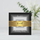 21e verjaardag van de zilveren goudprijs kaart (Staand voorkant)