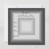 21e verjaardag van de zilveren goudprijs kaart (Achterkant)