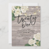 21e verjaardag van de zondebok van de bloem kaart (Voorkant)