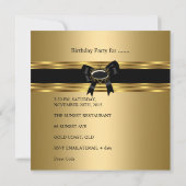 21e verjaardag van de zwarte goudbloem 2 kaart (Achterkant)